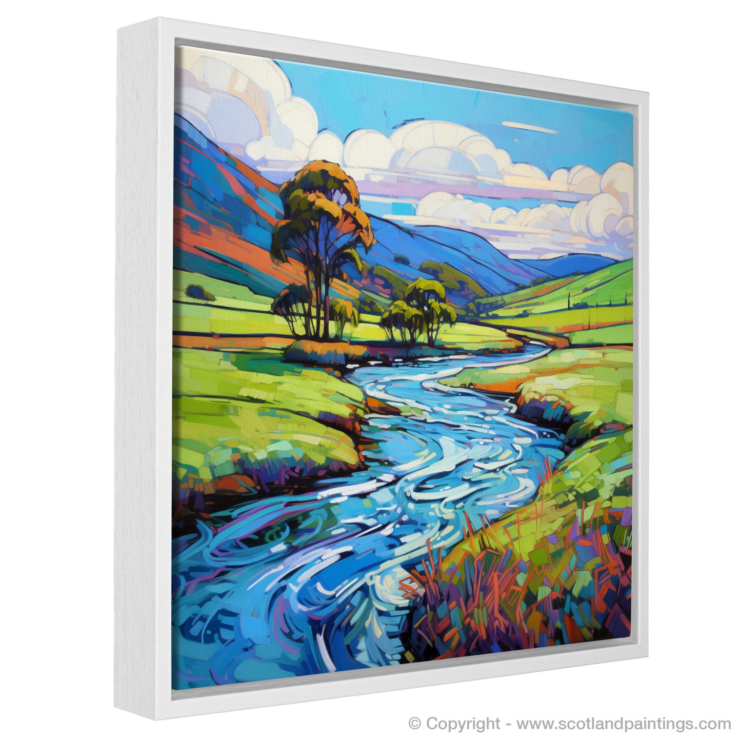 Serene Meanderings of River Esk through Angus's Enchantment