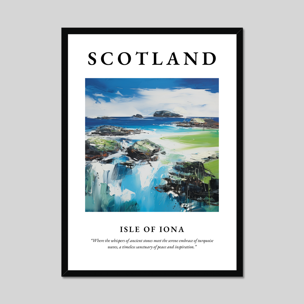 Poster of Isle of Iona, Scotland.