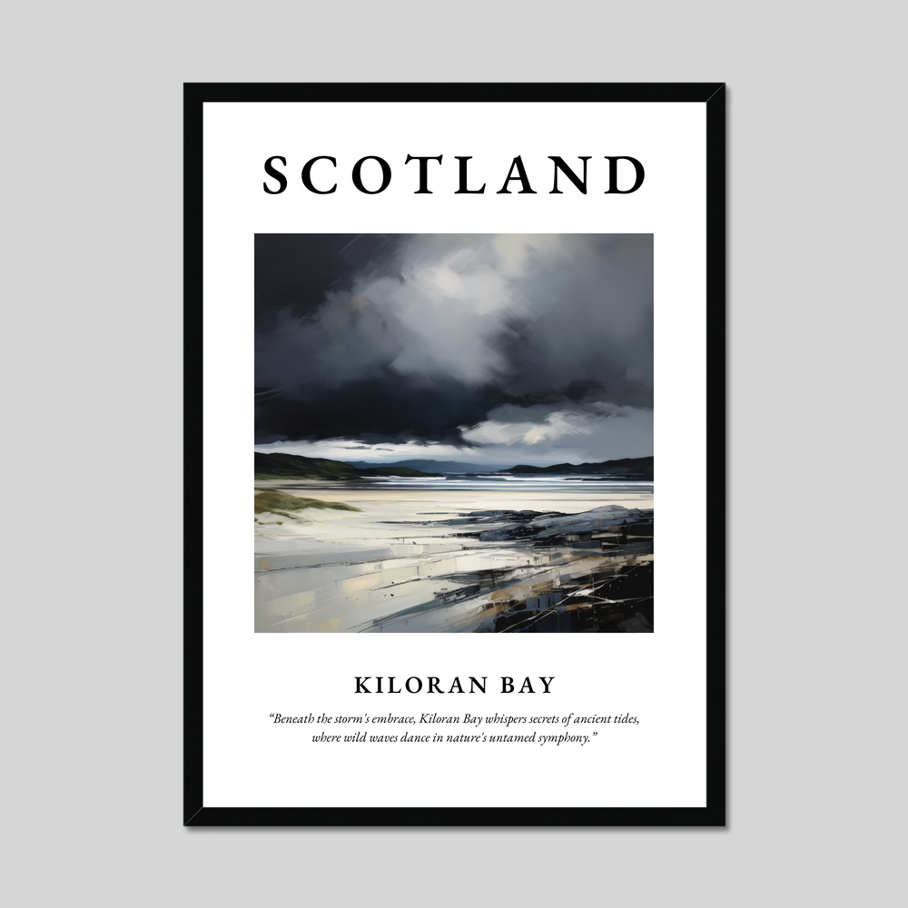Poster of Kiloran Bay, Scotland.