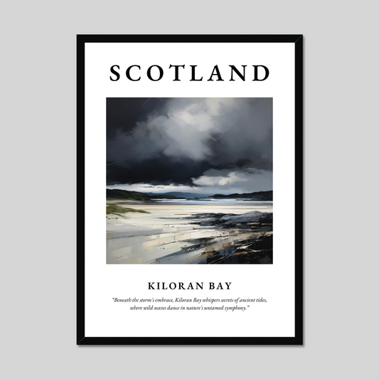 Poster of Kiloran Bay, Scotland.