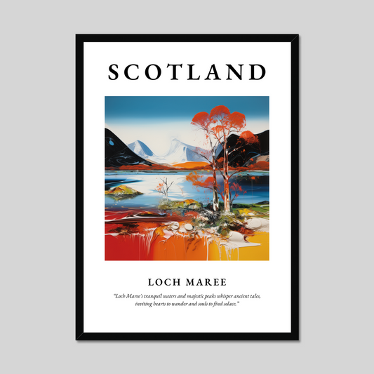 Poster of Loch Maree, Scotland.