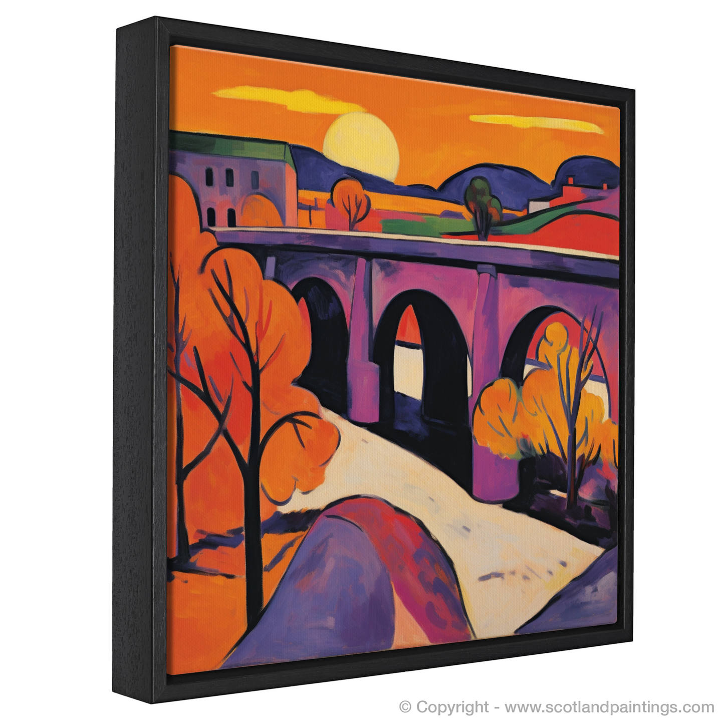 Fauvist Sunset Over Old Brig O'Dee