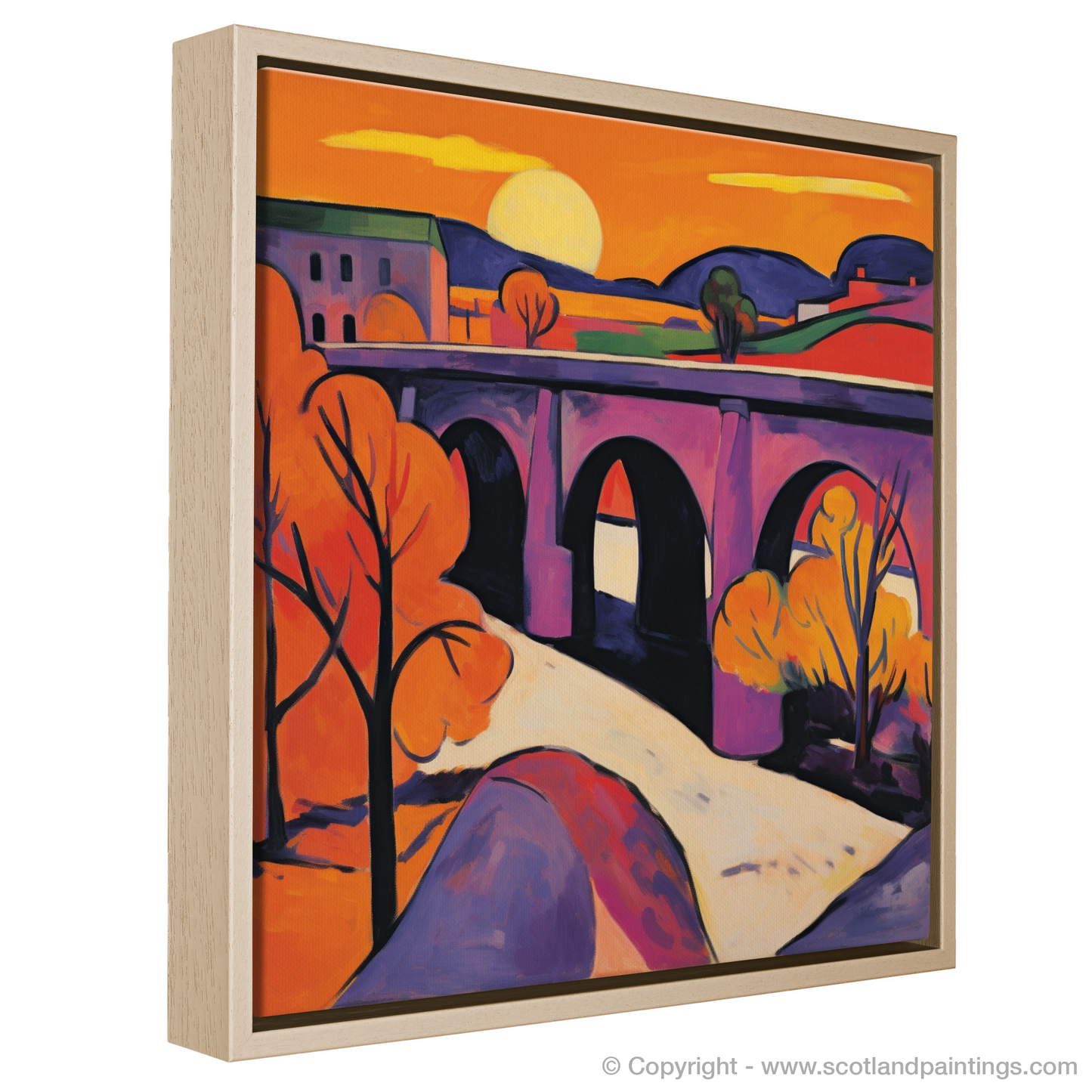 Fauvist Sunset Over Old Brig O'Dee