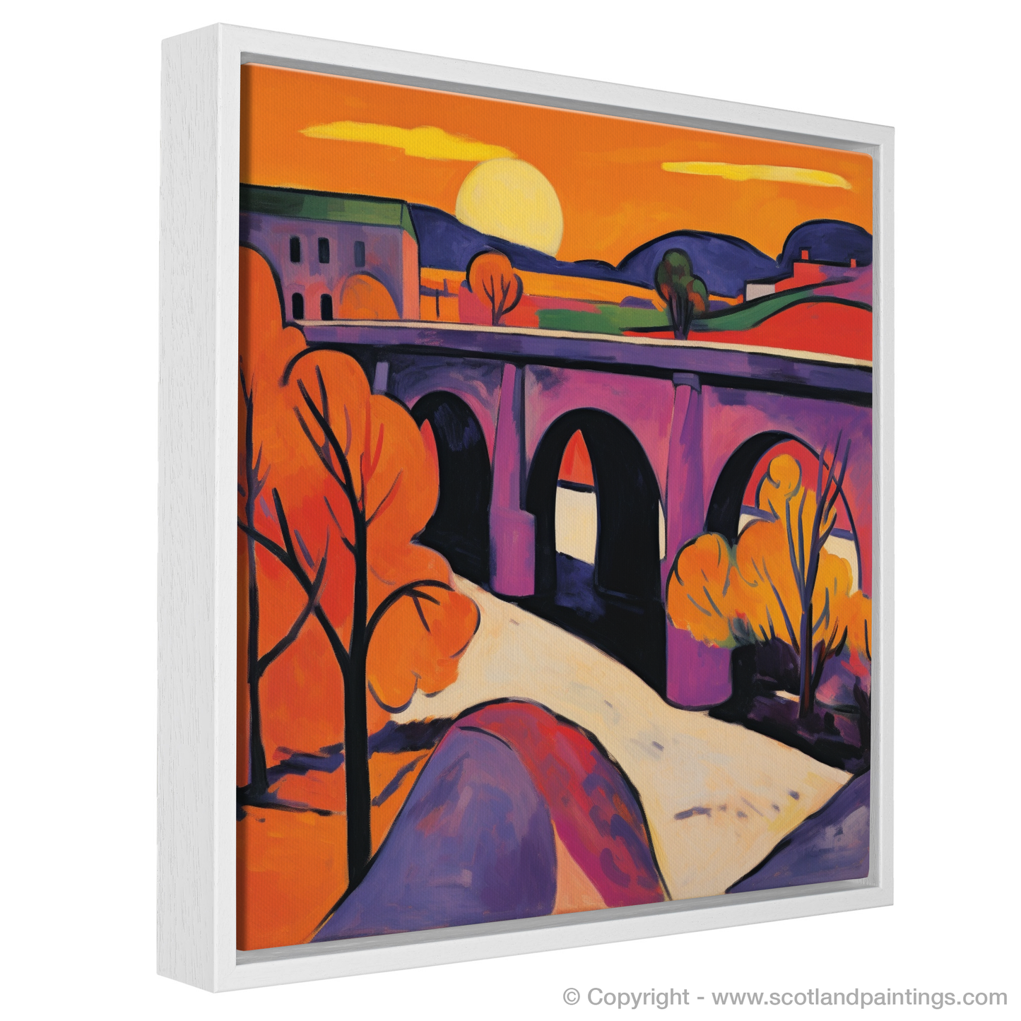 Fauvist Sunset Over Old Brig O'Dee