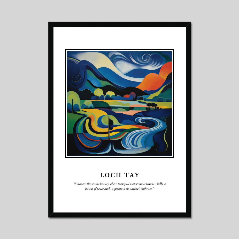 Poster in a black frame