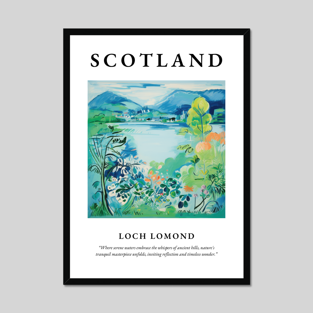 Poster of Loch Lomond, Scotland.