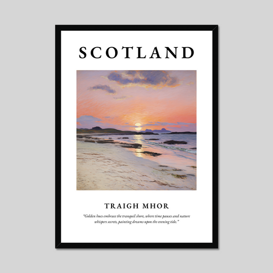 Poster of Traigh Mhor, Scotland.