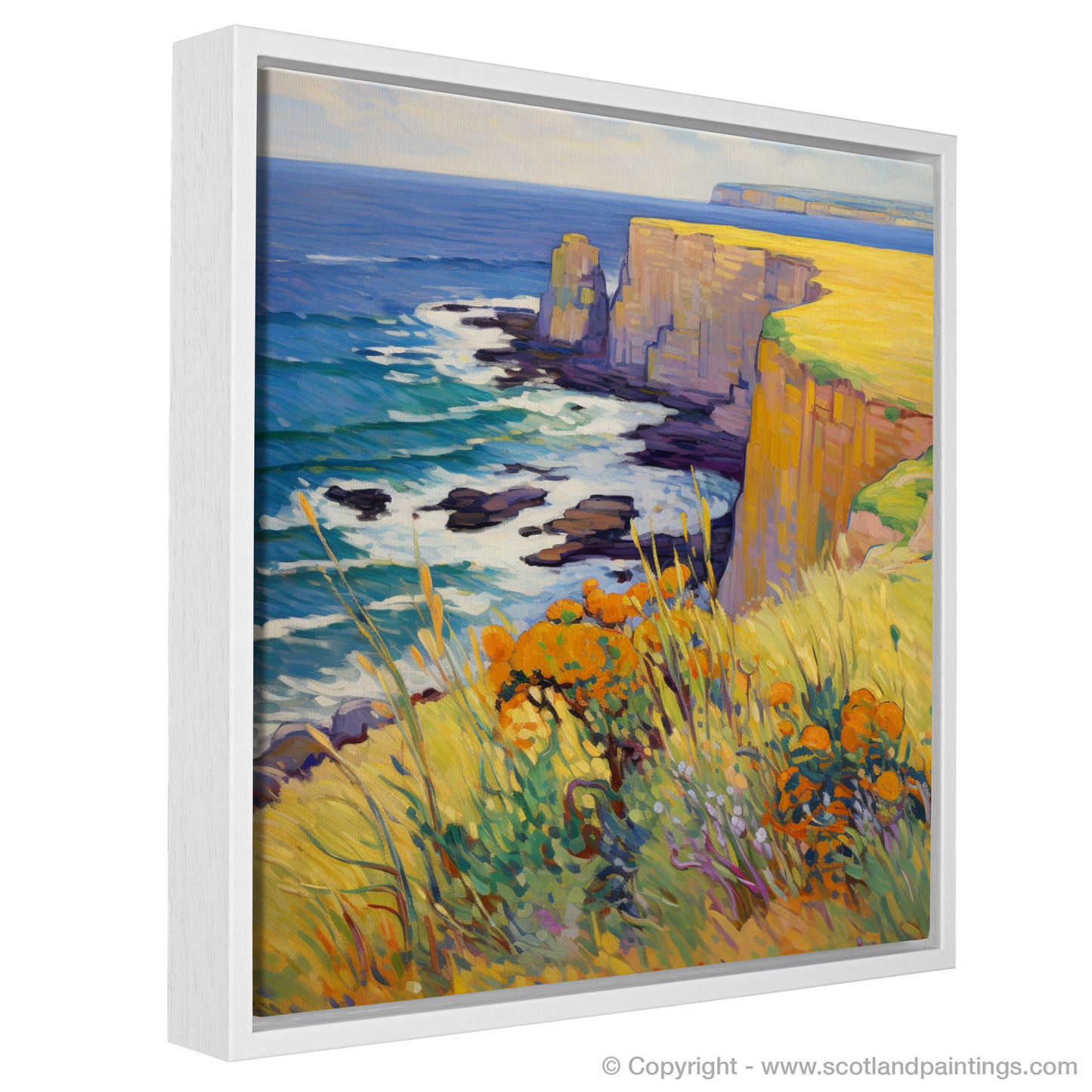 Golden Samphire Glory: The Wild Majesty of Berwick-upon-Tweed Cliffs