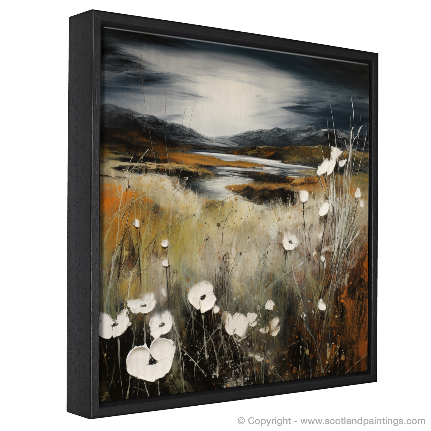 Surreal Elegance of Skye's Cotton Grass
