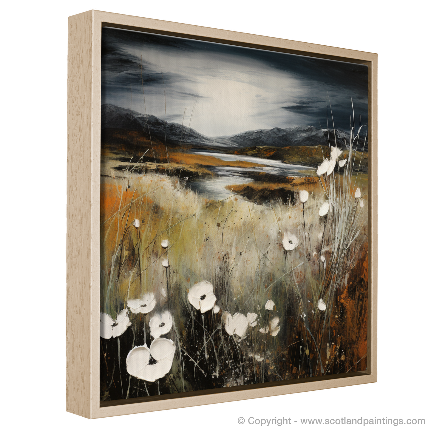 Surreal Elegance of Skye's Cotton Grass
