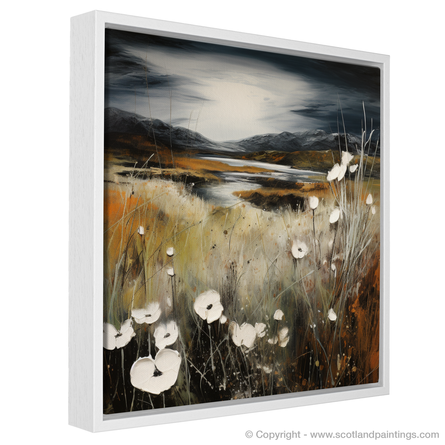 Surreal Elegance of Skye's Cotton Grass