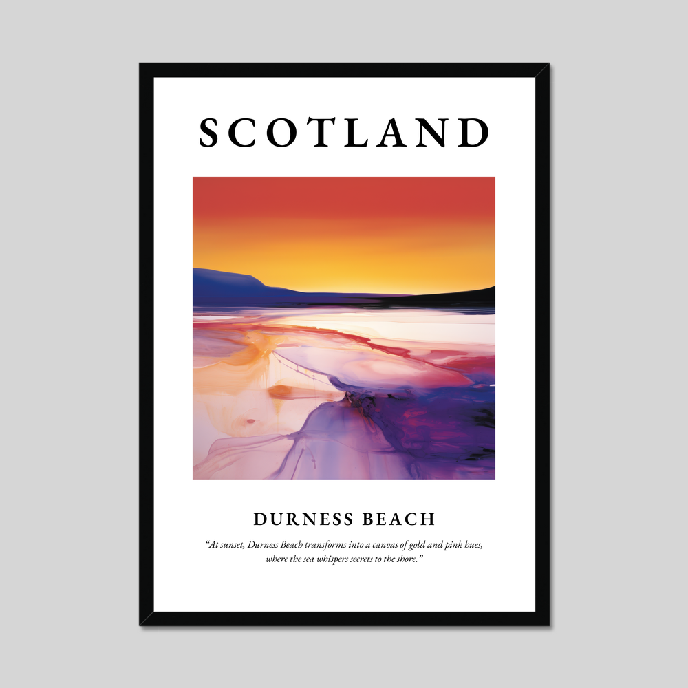 Poster of Durness Beach, Scotland.