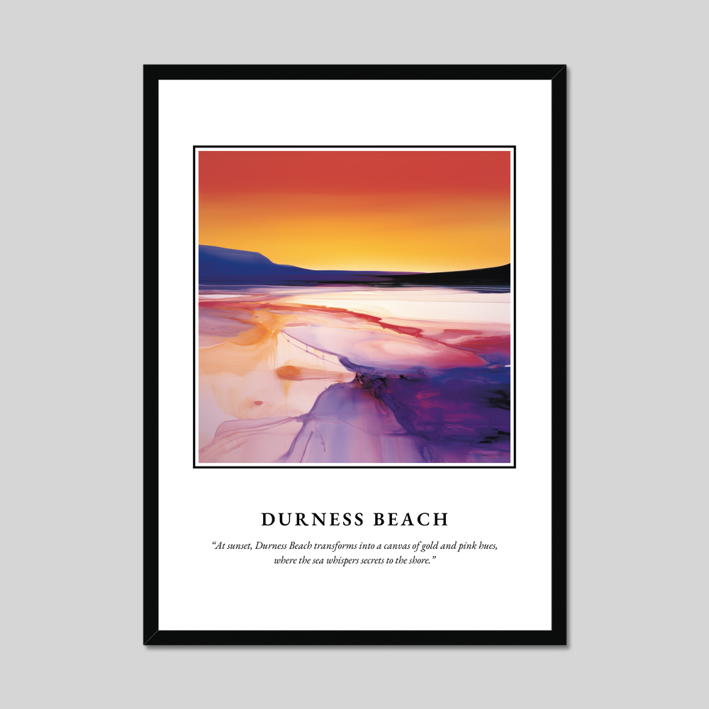 Poster in a black frame