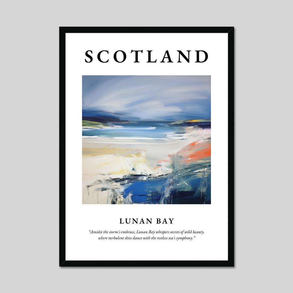 Poster of Lunan Bay, Scotland.