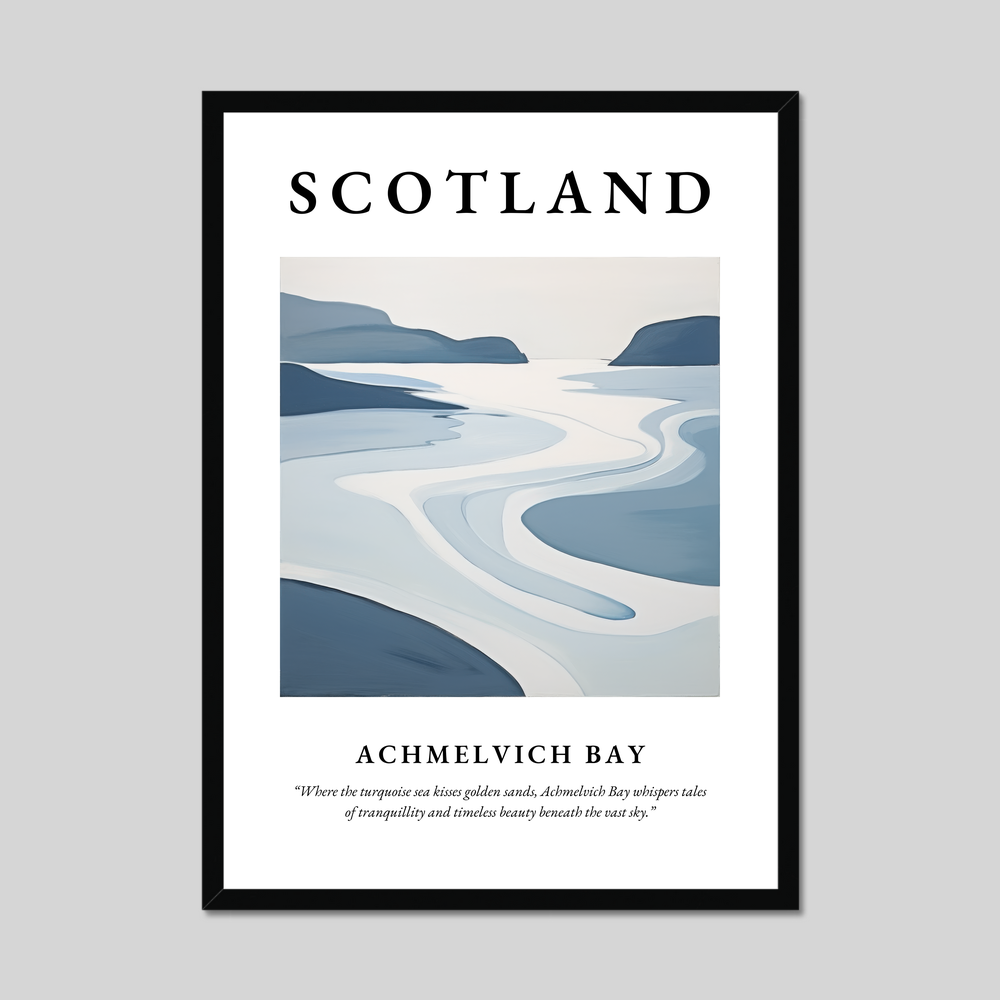 Poster of Achmelvich Bay, Scotland.