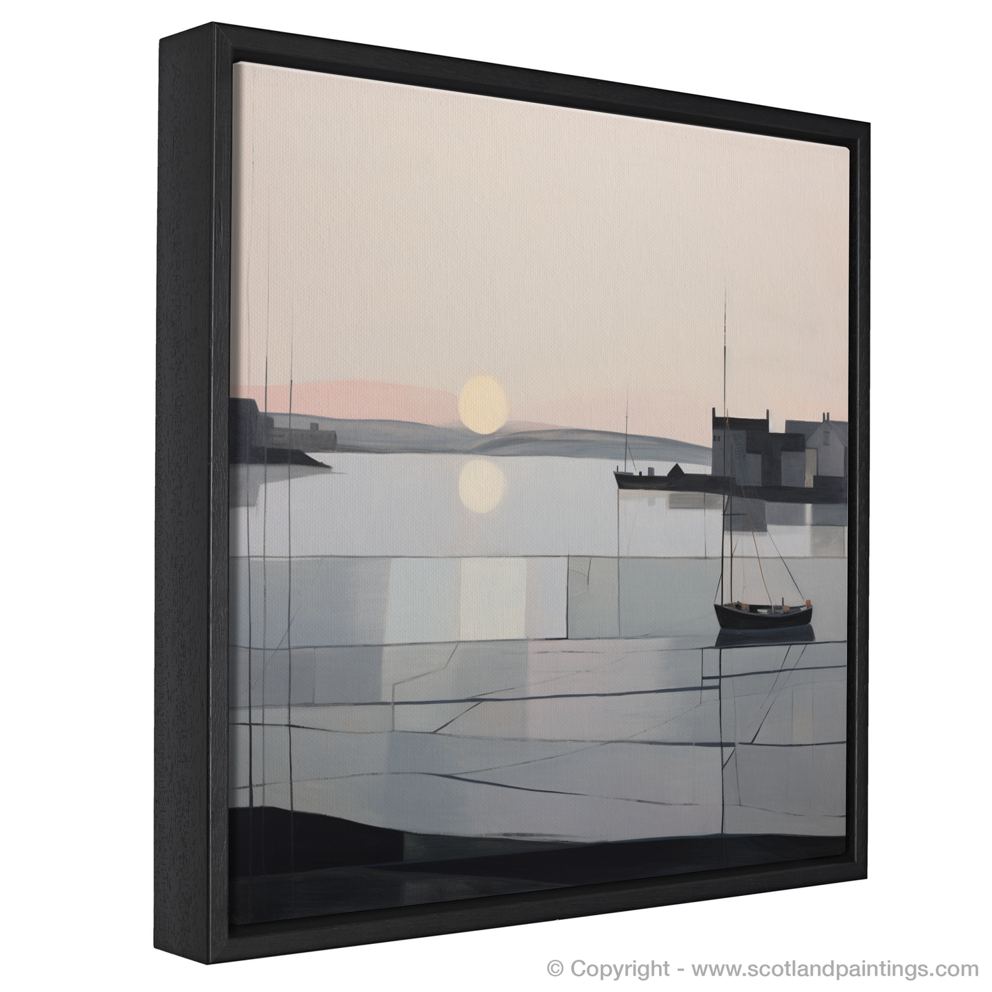 Dusk at Portnahaven: An Abstract Symphony of Serenity