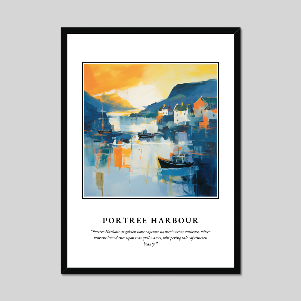 Poster in a black frame