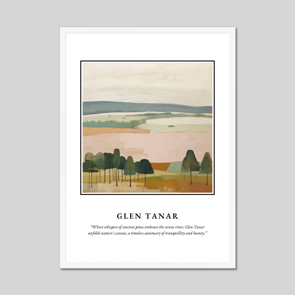 Poster in a white frame