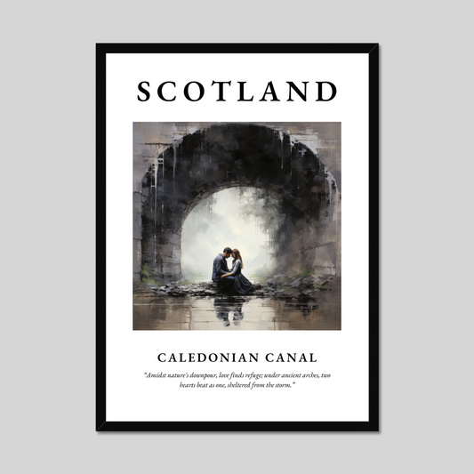 Poster of Caledonian Canal, Scotland.