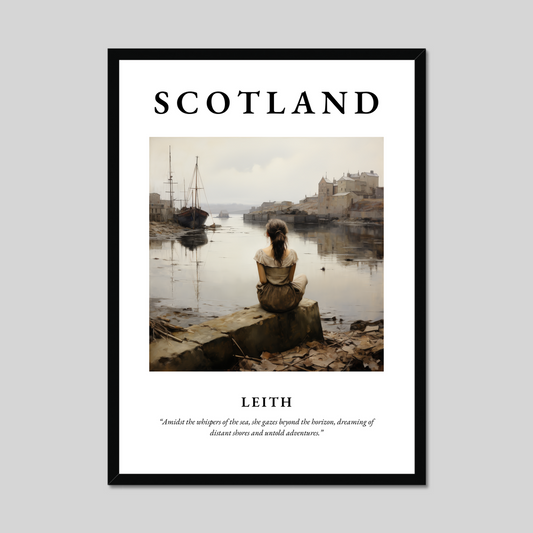 Poster of Leith, Scotland.