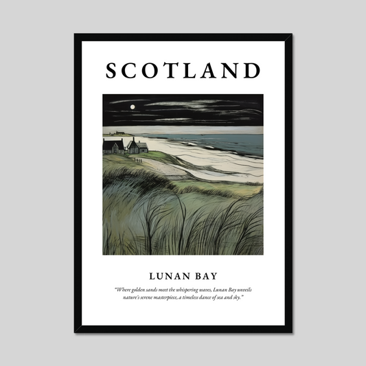 Poster of Lunan Bay, Scotland.
