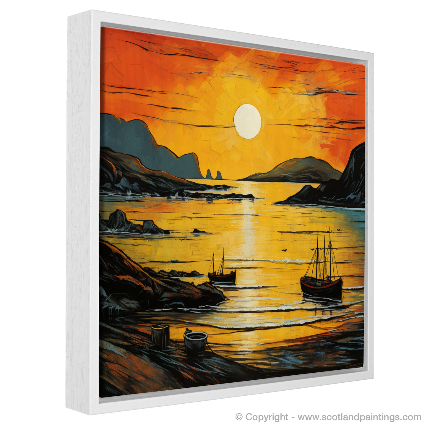 Golden Hour Embrace at Ardalanish Bay