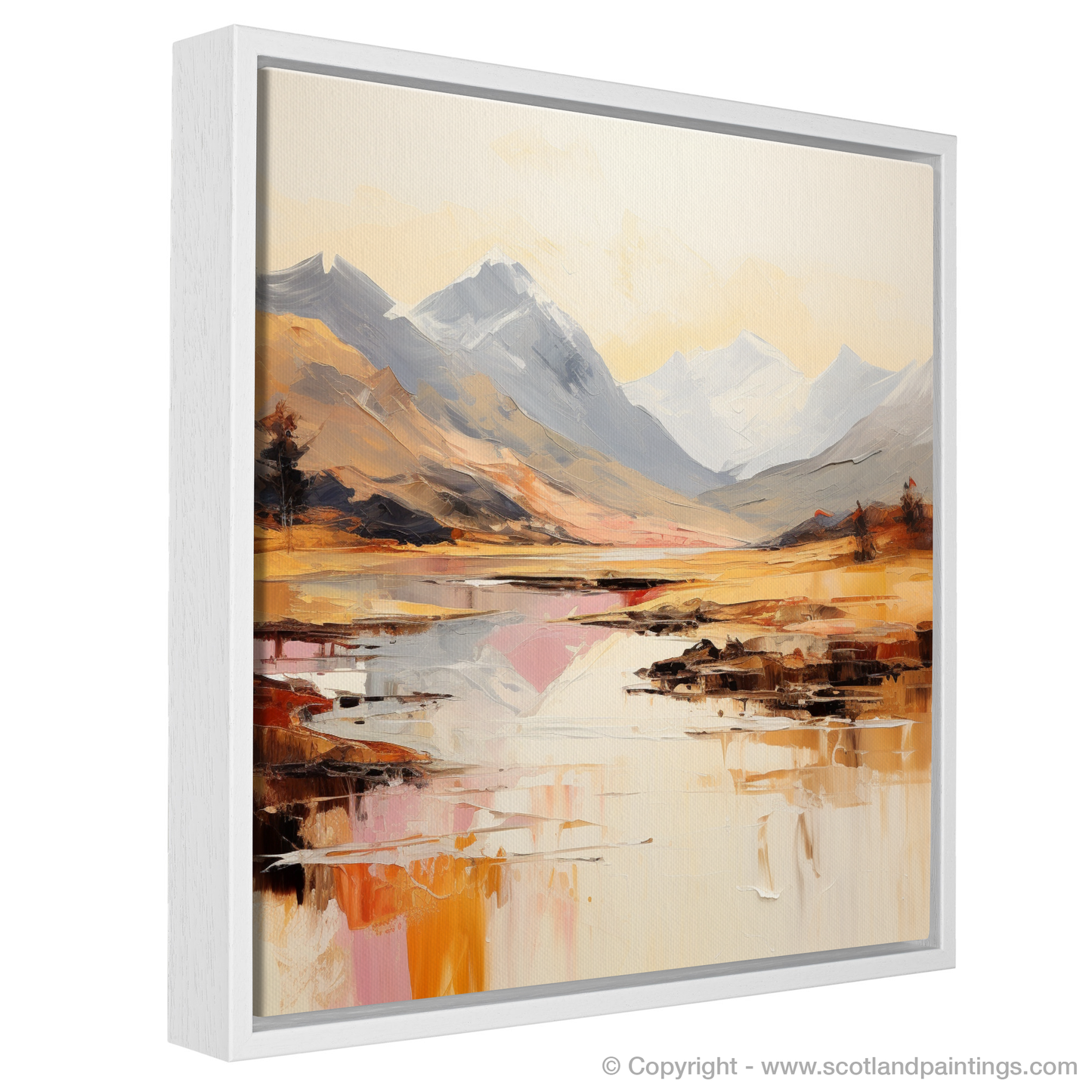 Dawn's Embrace: An Abstract Vision of Glen Coe