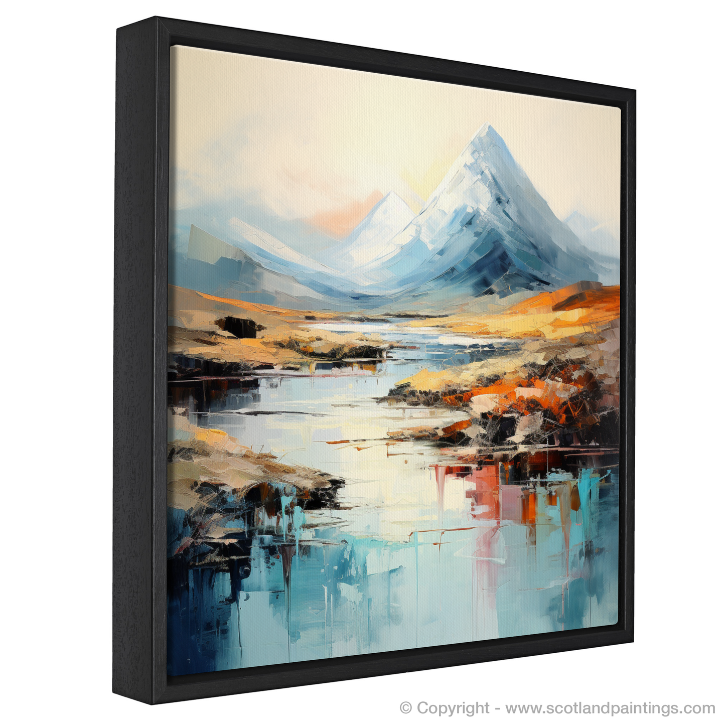 Highland Majesty: An Abstract Tribute to Buachaille Etive Mòr