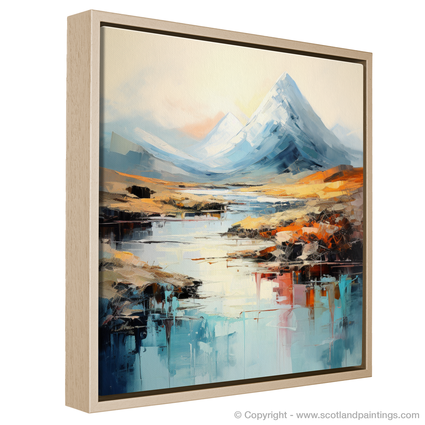 Highland Majesty: An Abstract Tribute to Buachaille Etive Mòr