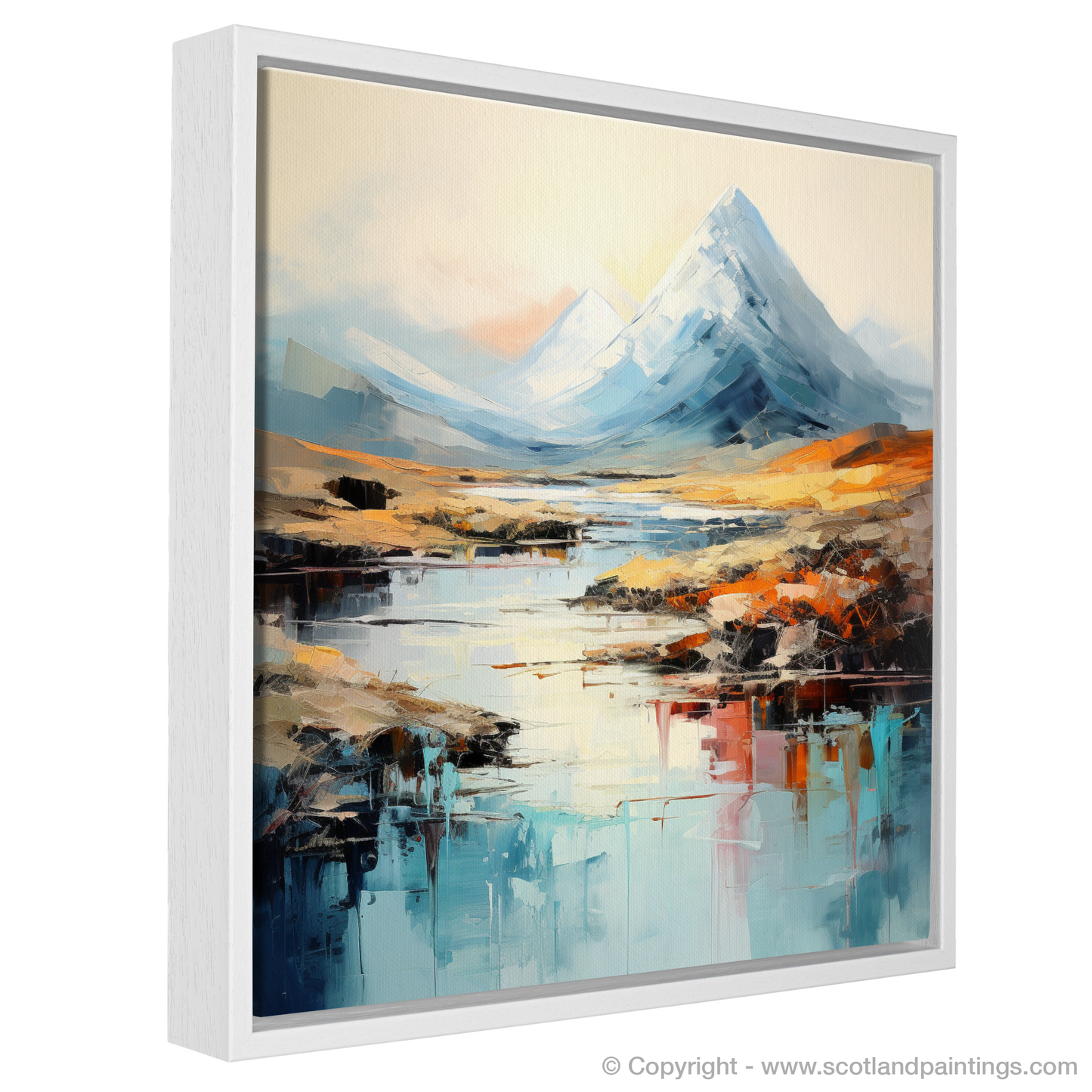 Highland Majesty: An Abstract Tribute to Buachaille Etive Mòr