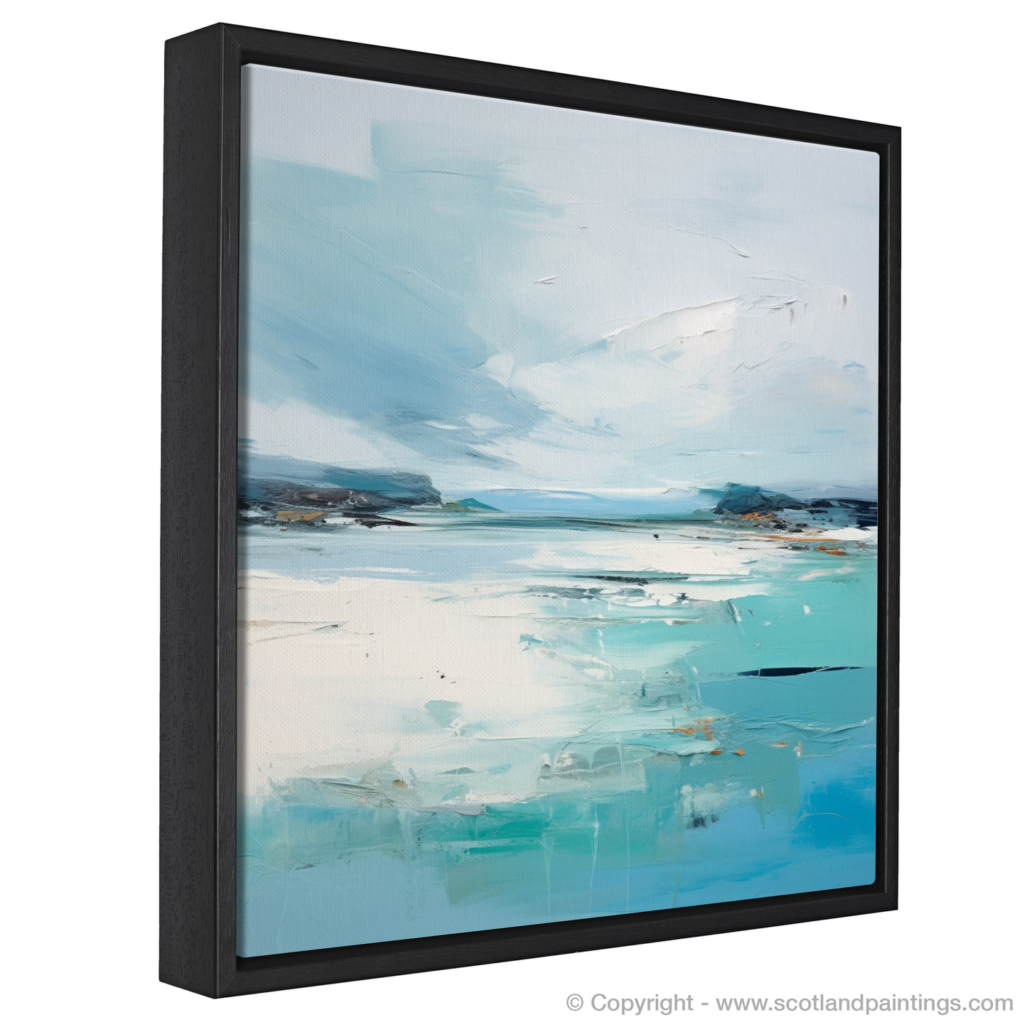 Whispers of Calgary Bay: An Abstract Seascape Interpretation