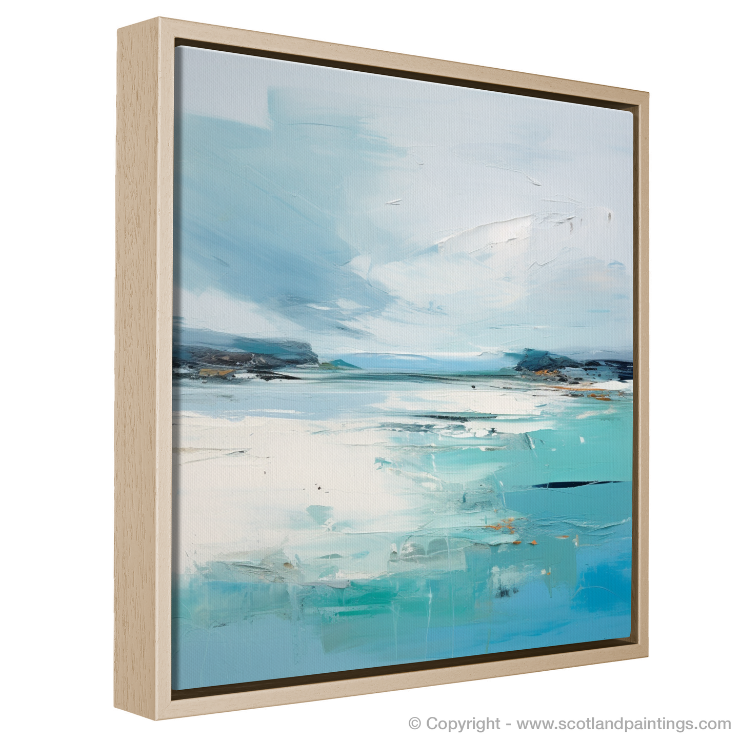Whispers of Calgary Bay: An Abstract Seascape Interpretation