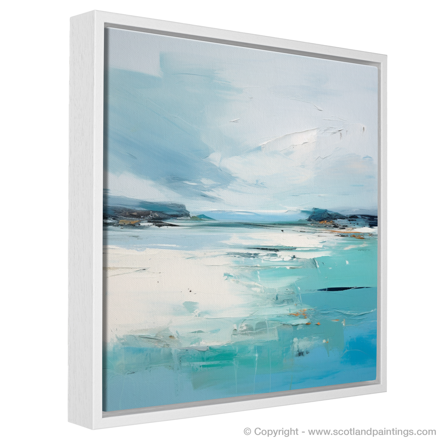 Whispers of Calgary Bay: An Abstract Seascape Interpretation