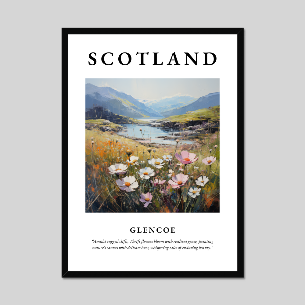 Poster of Glencoe, Scotland.