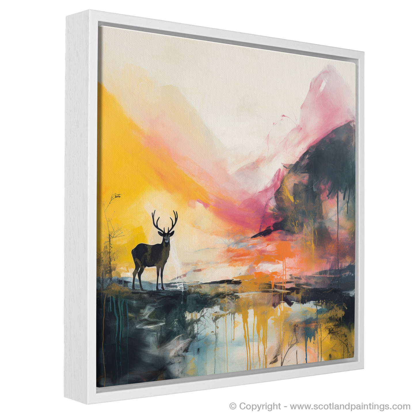 Highland Silhouette: An Abstract Ode to Glencoe's Majesty