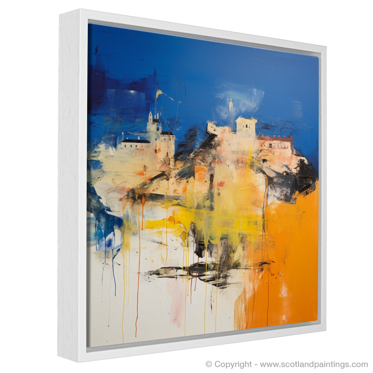 Edinburgh Castle Reimagined: An Abstract Scottish Masterpiece