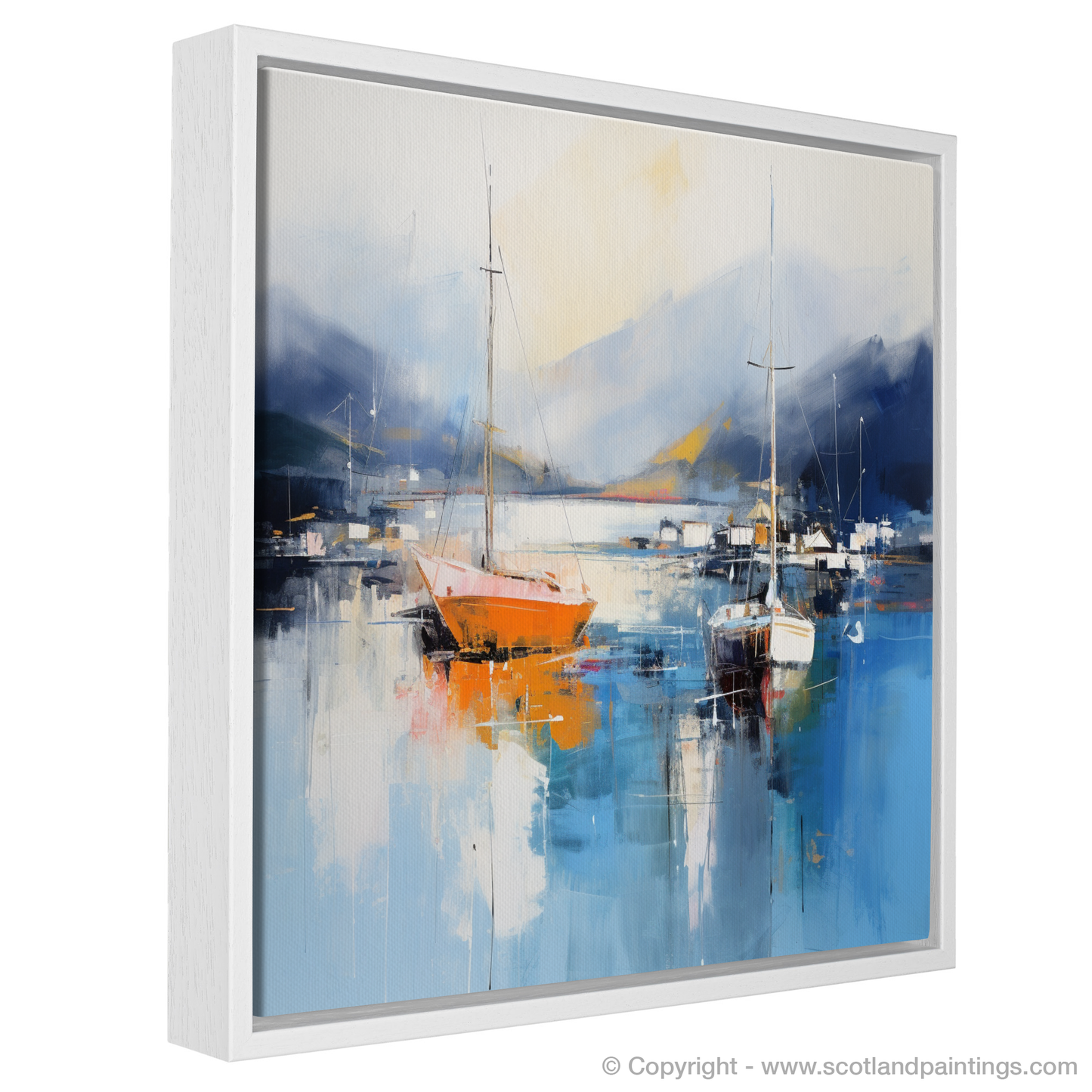 Harbour Reflections: An Abstract Dance at Tarbert Marina, Loch Fyne