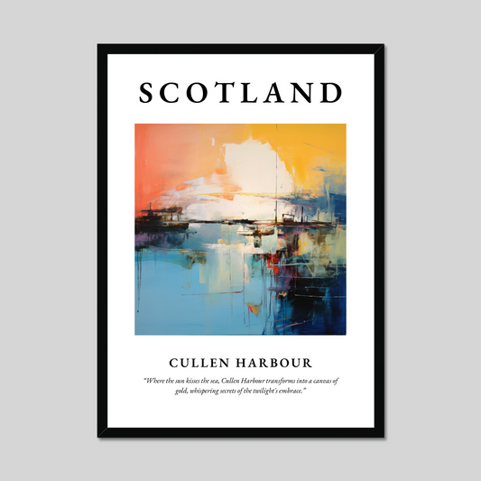 Poster of Cullen Harbour, Scotland.