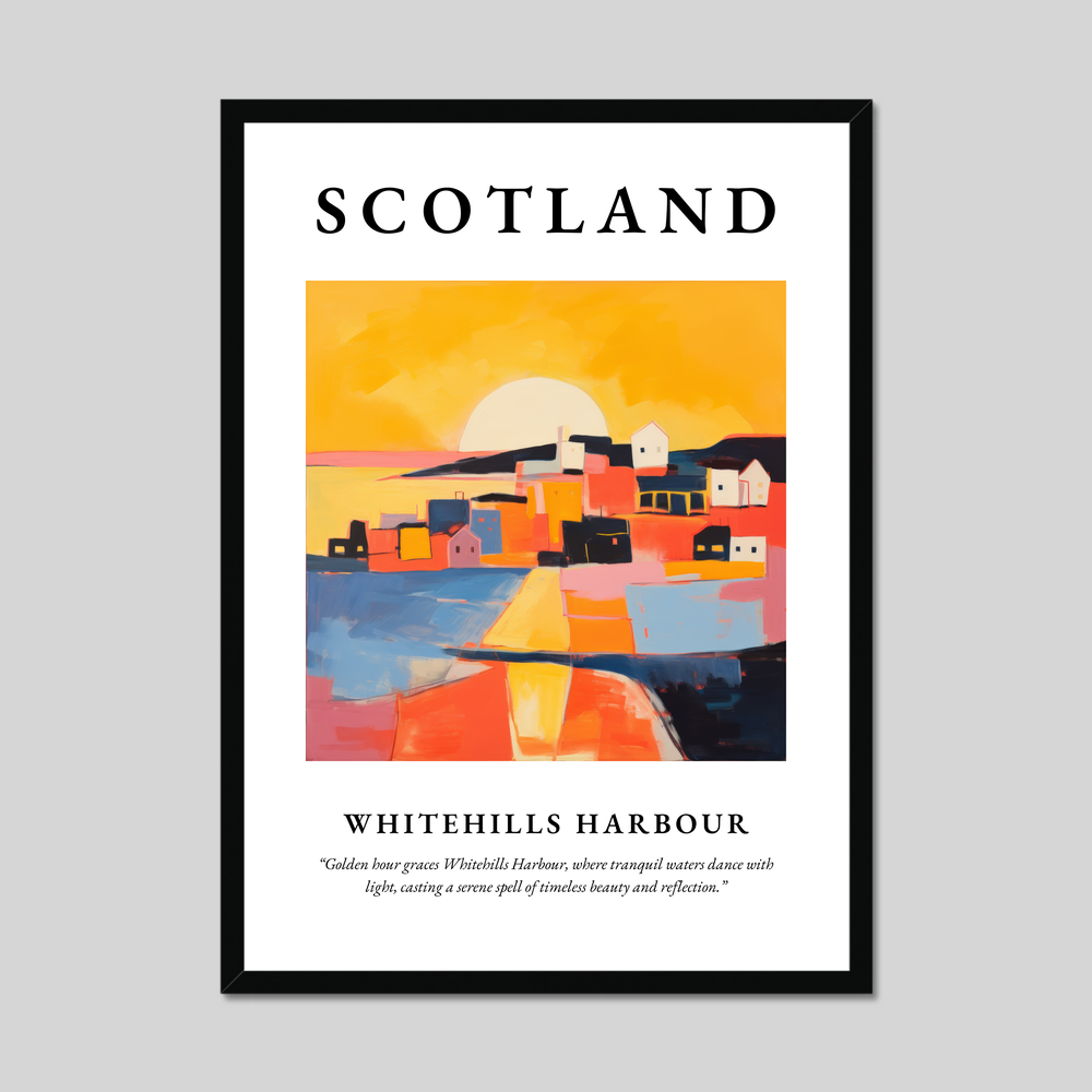 Poster of Whitehills Harbour, Scotland.