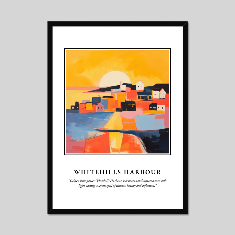 Poster in a black frame