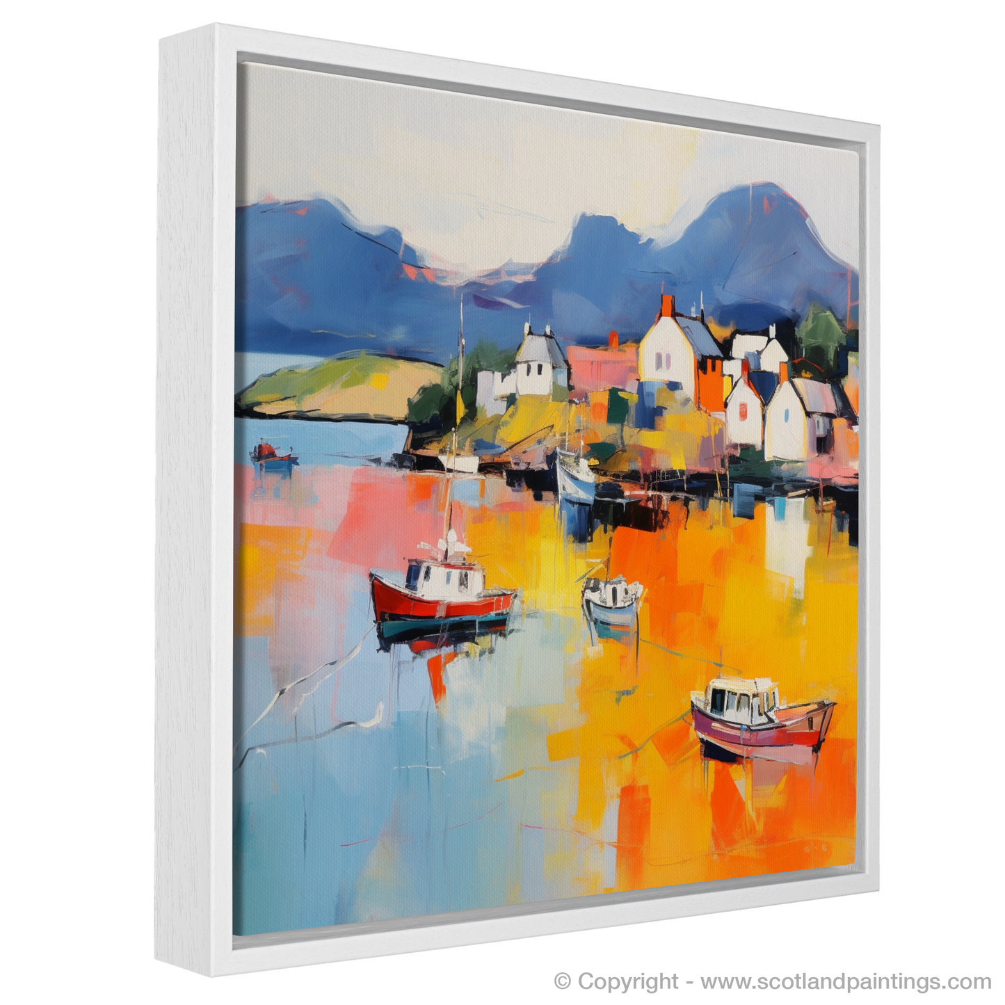 Plockton Harbour Whispers: An Abstract Highland Embrace