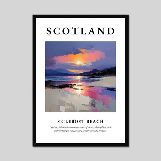 Poster of Seilebost Beach, Scotland.