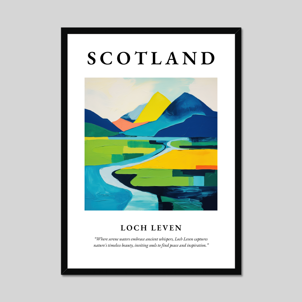 Poster of Loch Leven, Scotland.