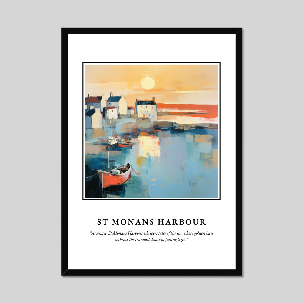 Poster in a black frame