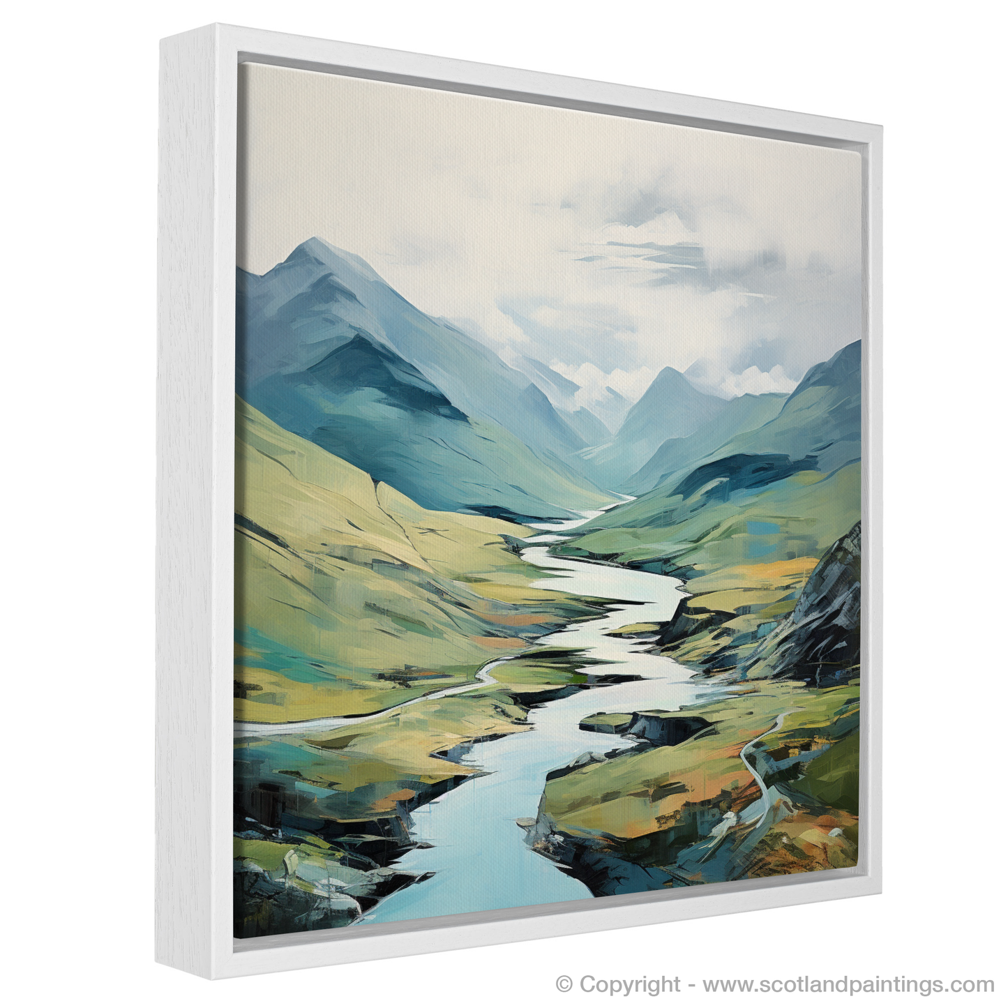 Highland Reverie: An Abstract Ode to Glen Shiel