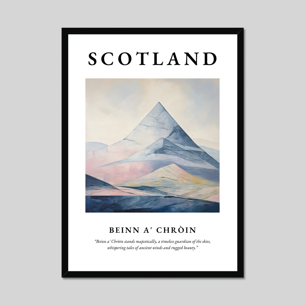 Poster of Beinn a' Chròin, Scotland.