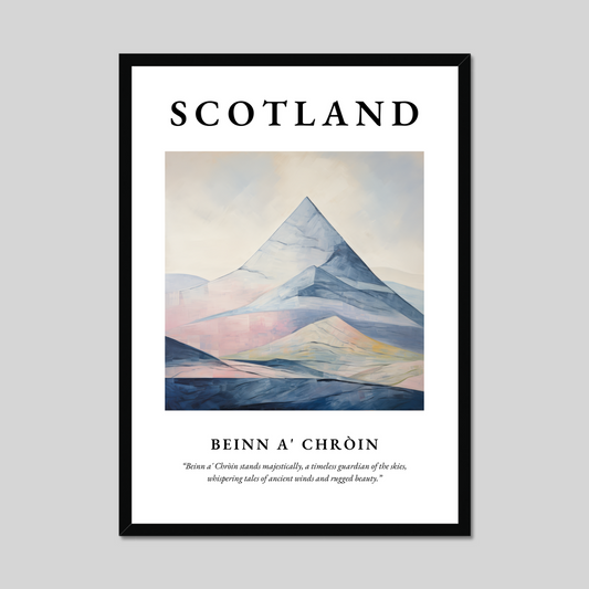Poster of Beinn a' Chròin, Scotland.