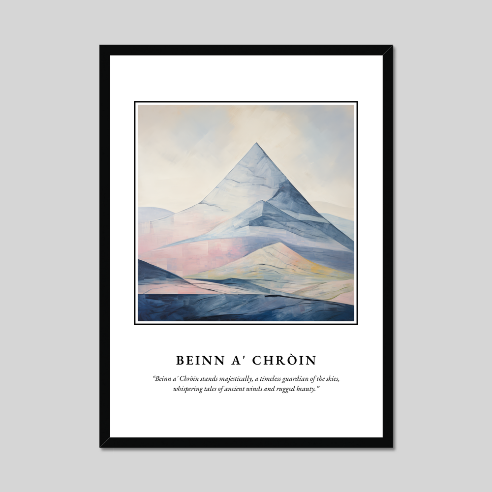 Poster in a black frame