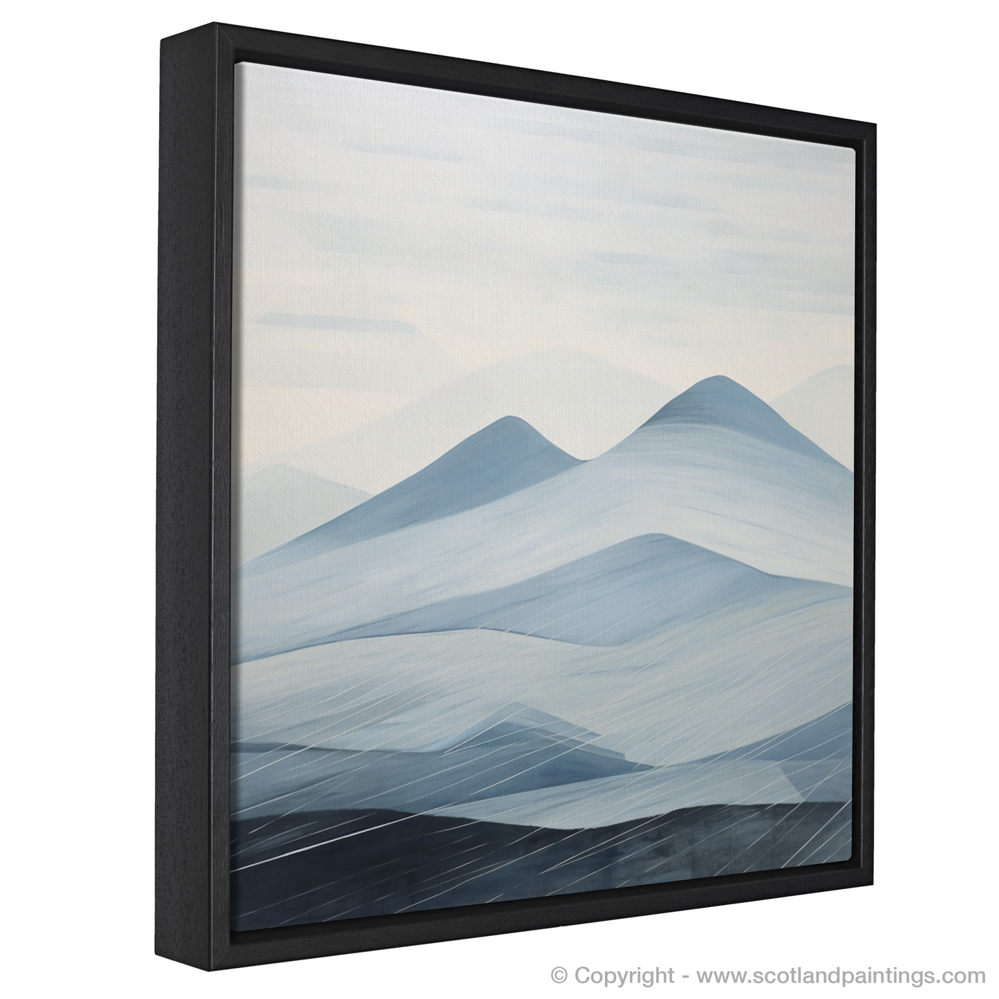 Painting and Art Print of Càrn Liath (Beinn a' Ghlò). Misty Majesty of Càrn Liath.
