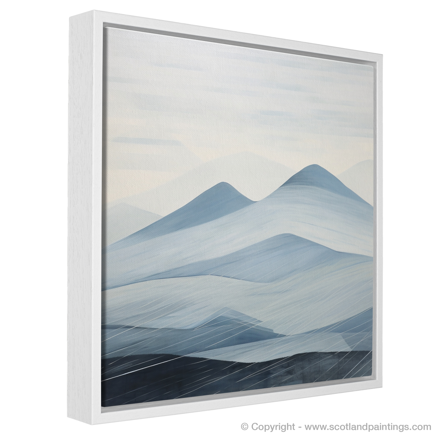 Painting and Art Print of Càrn Liath (Beinn a' Ghlò). Misty Majesty of Càrn Liath.